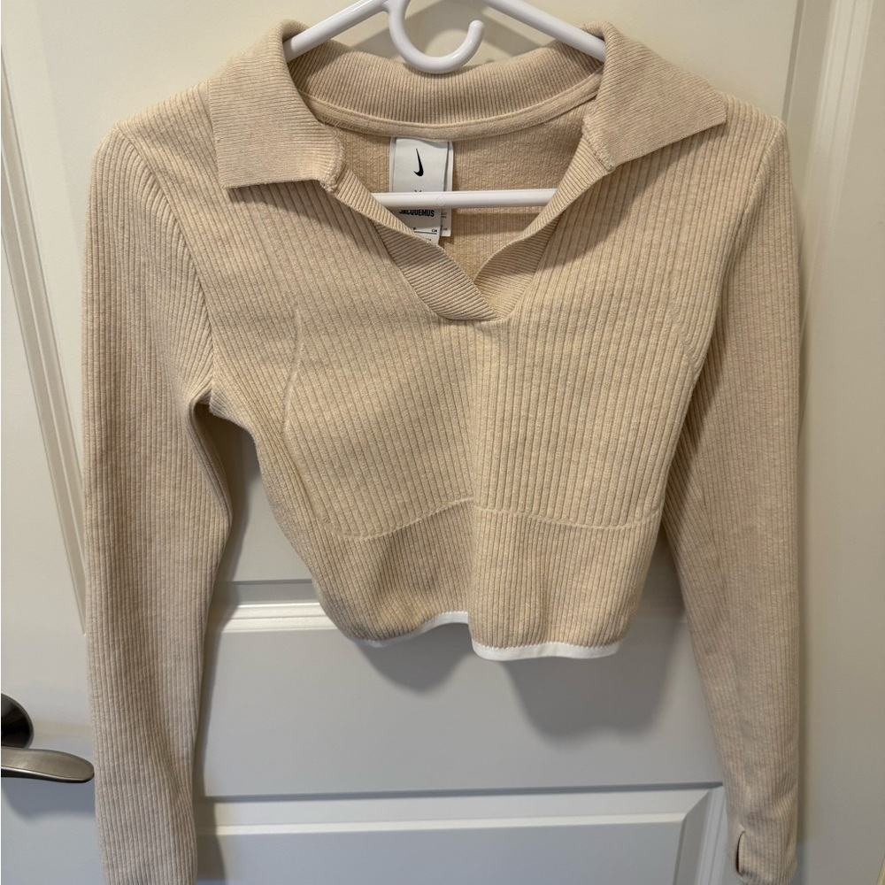 JACQUEMUS X NIKE LE POLO TOP SIZE SMALL
